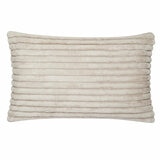 Extra Large Faux Fur Pillow in Cream, 76 x 122 cm