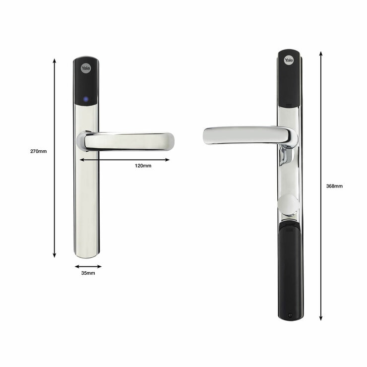 Yale Conexis L2 Smart Lock with 4 Tags available in 2 Colours