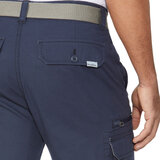 Back image of navy shorts pocket detail