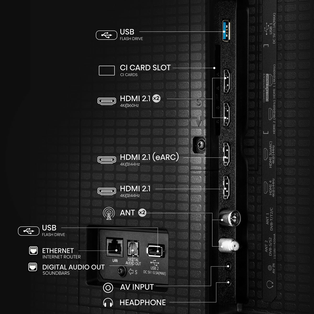 Hisense 50U7QTUK 50 Inch Mini LED HD Smart TV Hisense 50U7QTUK 50 Inch Mini LED HD Smart TV