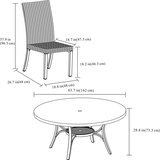 Agio Springdale 9 Piece Woven Dining Set Cover Costco Uk