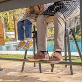 Built in foot rails