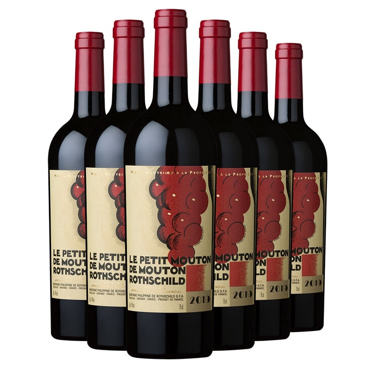 Le Petit Mouton de Mouton Rothschild Pauillac 2019 6 x 75cl Le Petit Mouton de Mouton Rothschild Pauillac 2019 6 x 75cl