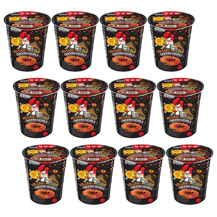 Paldo Volcano Chicken Noodle, 12 x 70g Paldo Volcano Chicken Noodle, 12 x 70g