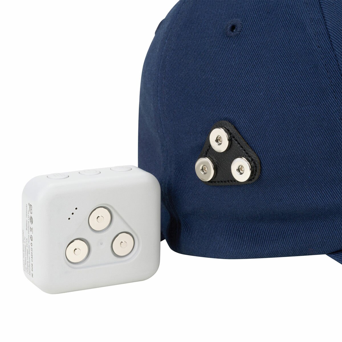 Hisooth H3 Hair Regrowth Scalp Massage Cap with LED Light in Navy Blue, size Large