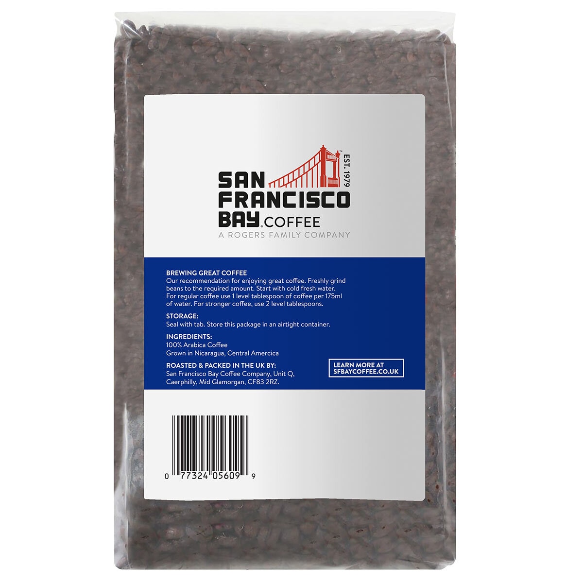 San Francisco Bay Nicaraguan Whole Bean Coffee, 908g