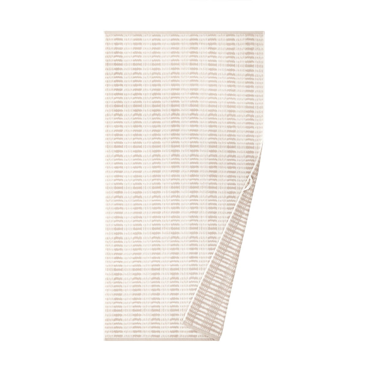 Loftex Loft Stripe Bath Towel in Taupe, 76 x 147 cm