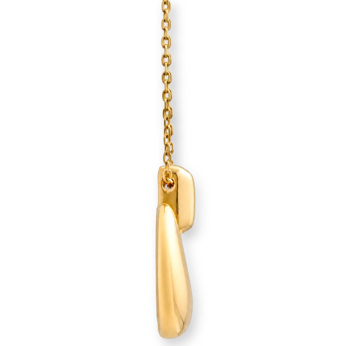 14ct Yellow Gold Plain Circle Drop Pendant 14ct Yellow Gold Plain Circle Drop Pendant