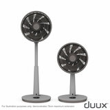 Front profile of Duux Whisper Fan 3 in Grey