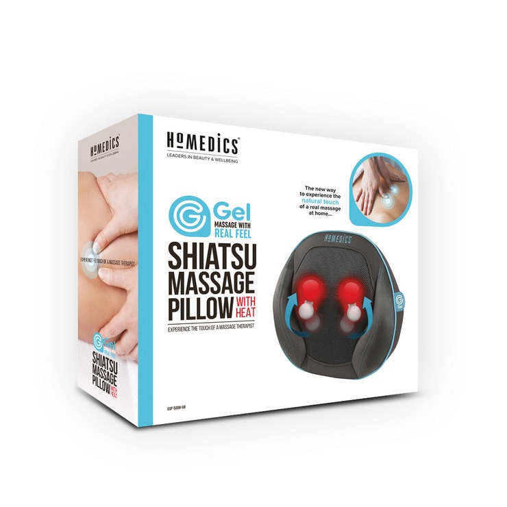 HoMedics Gel Shiatsu Massage Pillow GSP5OOH Costco UK
