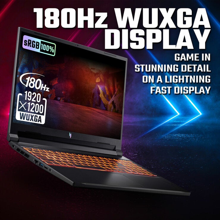 Acer Nitro, AMD Ryzen 7, 16GB RAM, 512GB SSD, NVIDIA GeForce RTX 5060, 16 Inch Gaming Laptop Acer Nitro, AMD Ryzen 7, 16GB RAM, 512GB SSD, NVIDIA GeForce RTX 5060, 16 Inch Gaming Laptop
