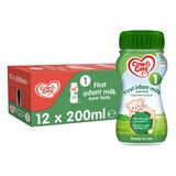 Cow & Gate 1st Milk Ready To Drink, 12 x 200ml