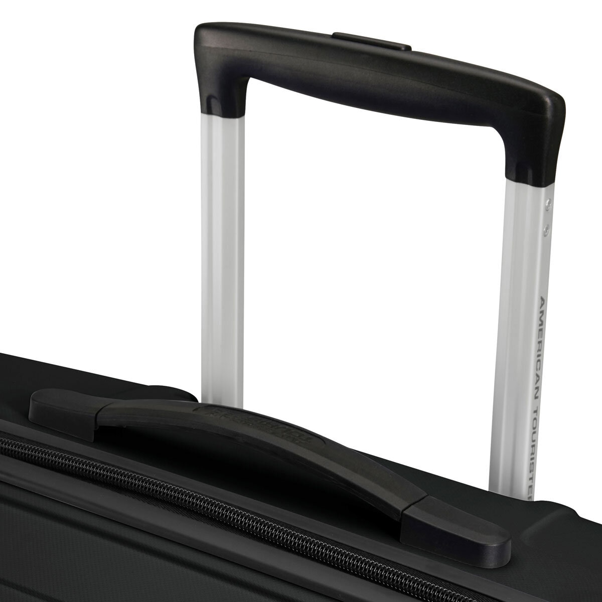 American Tourister Jet Driver 55cm Carry On Hardside Spinner Case in Black