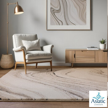 Mirage Rug in 2 Sizes, Quartz Beige