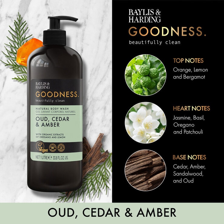 image of oud, cedar and amber boydwash