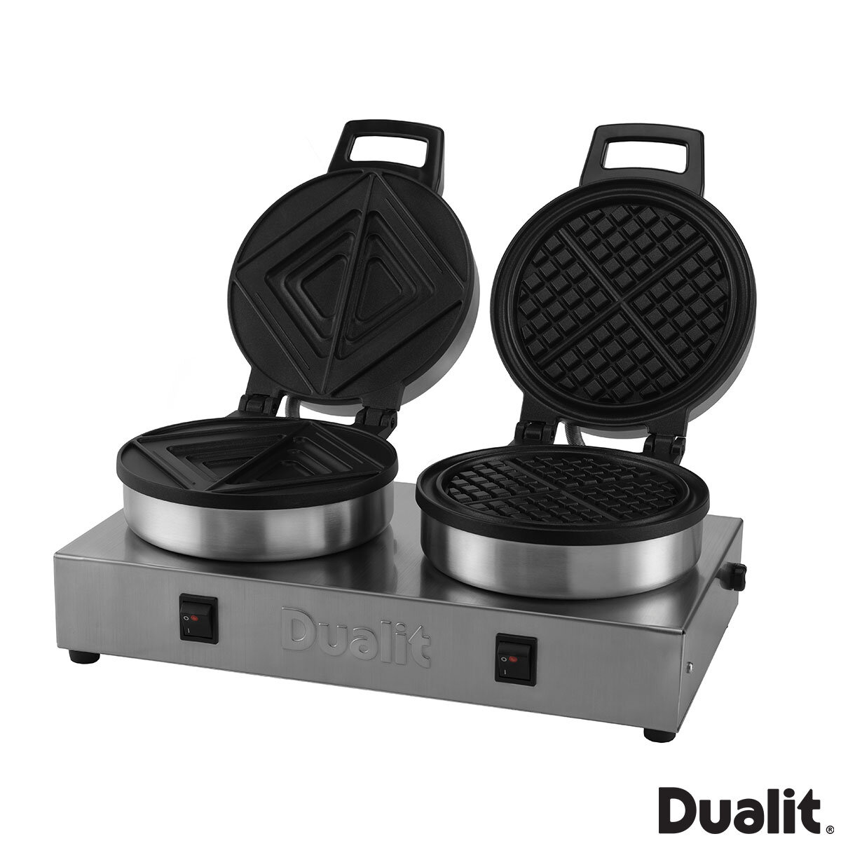 Dualit Waffle and Toaster grill open position