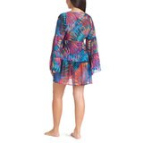 Rod Beattie Ladies Bleu Beach Cover Up Dress in Tropical, Large