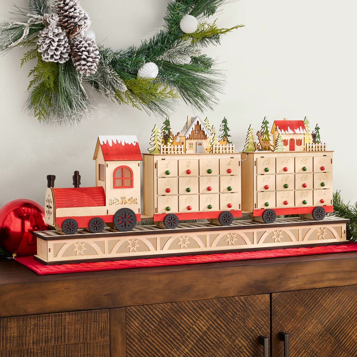 Train Village LED Advent Calendar