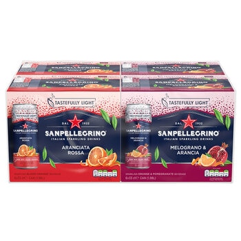 San Pellegrino Blood Orange and Pomegranate, 6 x 4 x 300ml