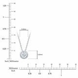 0.30ctw Round Brilliant Cut Diamond Solitaire Pendant, 14ct White Gold 0.30ctw Round Brilliant Cut Diamond Solitaire Pendant, 14ct White Gold