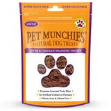 Pet Munchies Natural Liver & Chicken Dog Training Treats, 4 x 150g