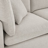 Thomasville Lowell Grey Fabric 6 Piece Modular Sofa