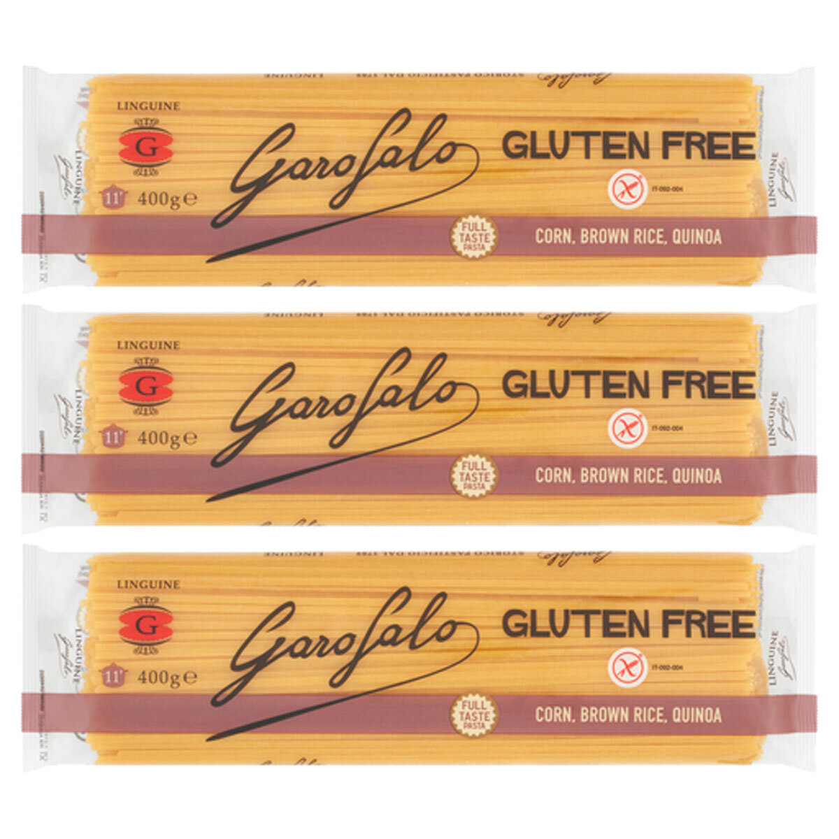 Garofalo Gluten Free Linguine Pasta, 3 x 400g