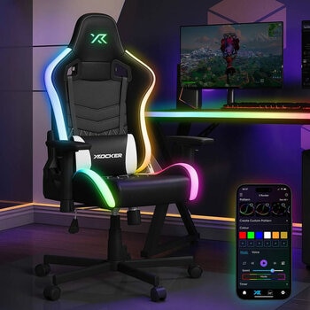 X Rocker Opal RGB Junior Gaming Chair with LED Lights