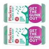 Plackers Micro Mint Flossers in Travel Case, 2 x 12 Pack