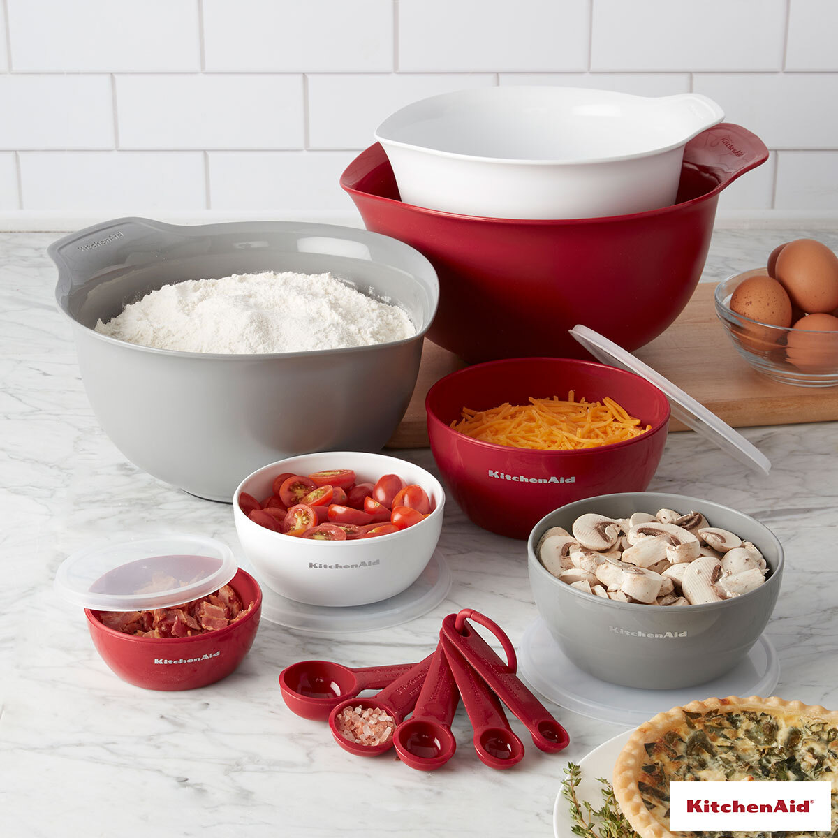 KitchenAid Bake, Mix and Measure 12 Piece Set in 2 Colours