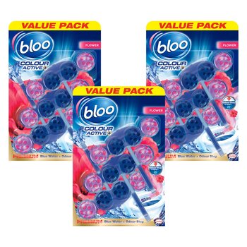 Bloo Colour Active Toilet Rim Blocks 3 x 3 Pack