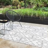 Patio Outdoor Deco Ivory Rug