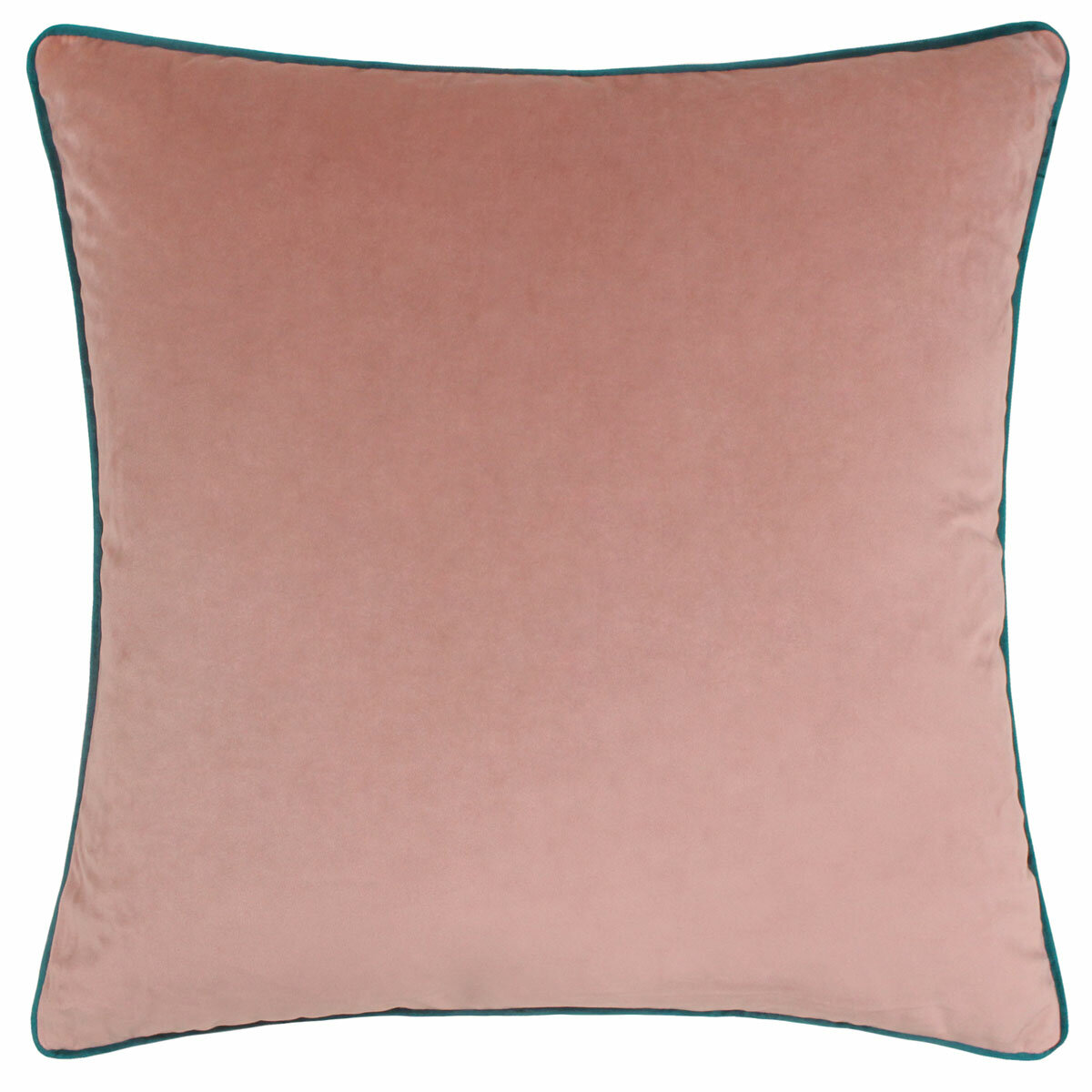 Furn Meridian Blush Velvet Feather Fill Cushion, 45 x 45 cm