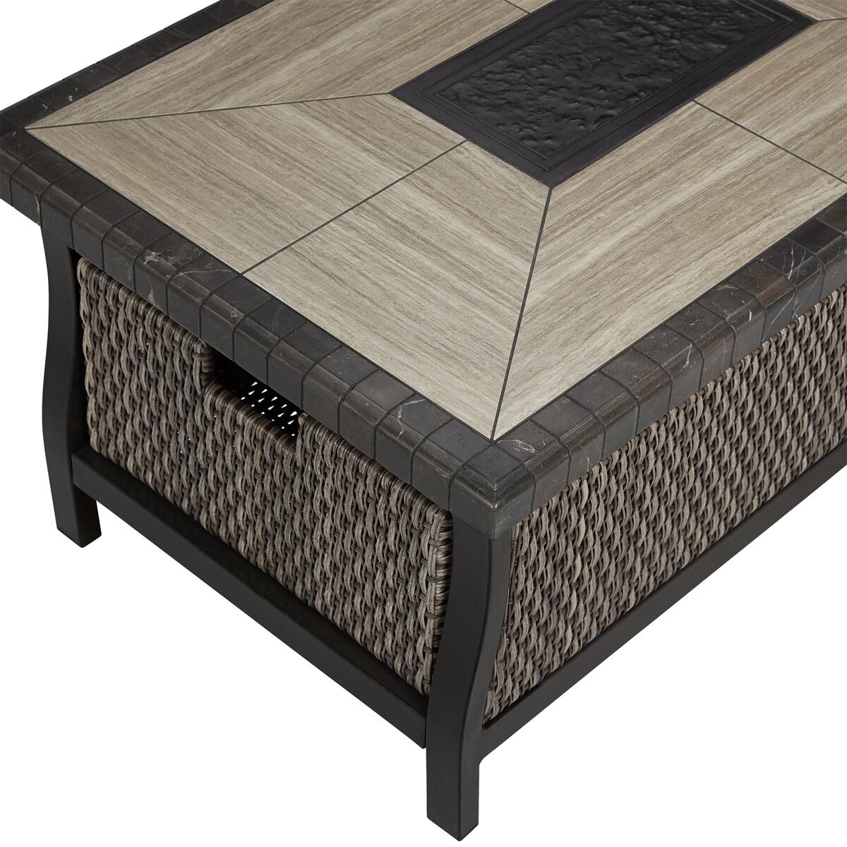 Agio Park Falls 4 Piece Woven Deep Seating Patio Set Costco UK