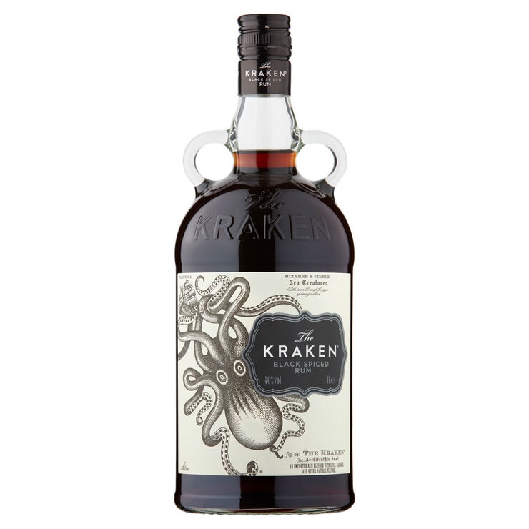 The Kraken Black Spiced Rum, 1L Costco UK