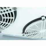 Contender RUG047 783L Commercial Hinged Double Glass Door Fridge, E Rated in White