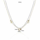 14ct Yellow Gold Love Rings Necklace 14ct Yellow Gold Love Rings Necklace