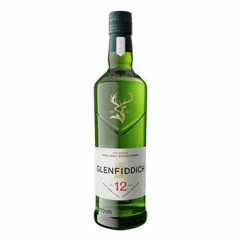 Glenfiddich 12 Year Old Single Malt Whisky, 70cl