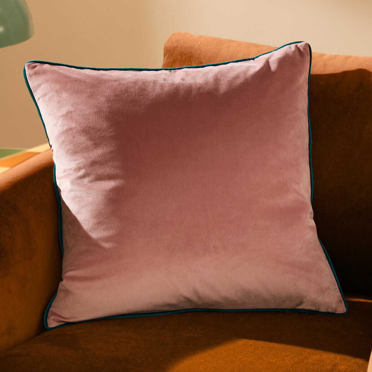 Furn Meridian Velvet Feather Fill Cushion in 8 Colours, 45 x 45 cm