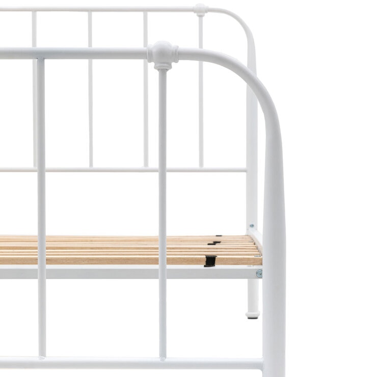 Gallery Loughton Cream Metal Bed Frame in 3 Sizes