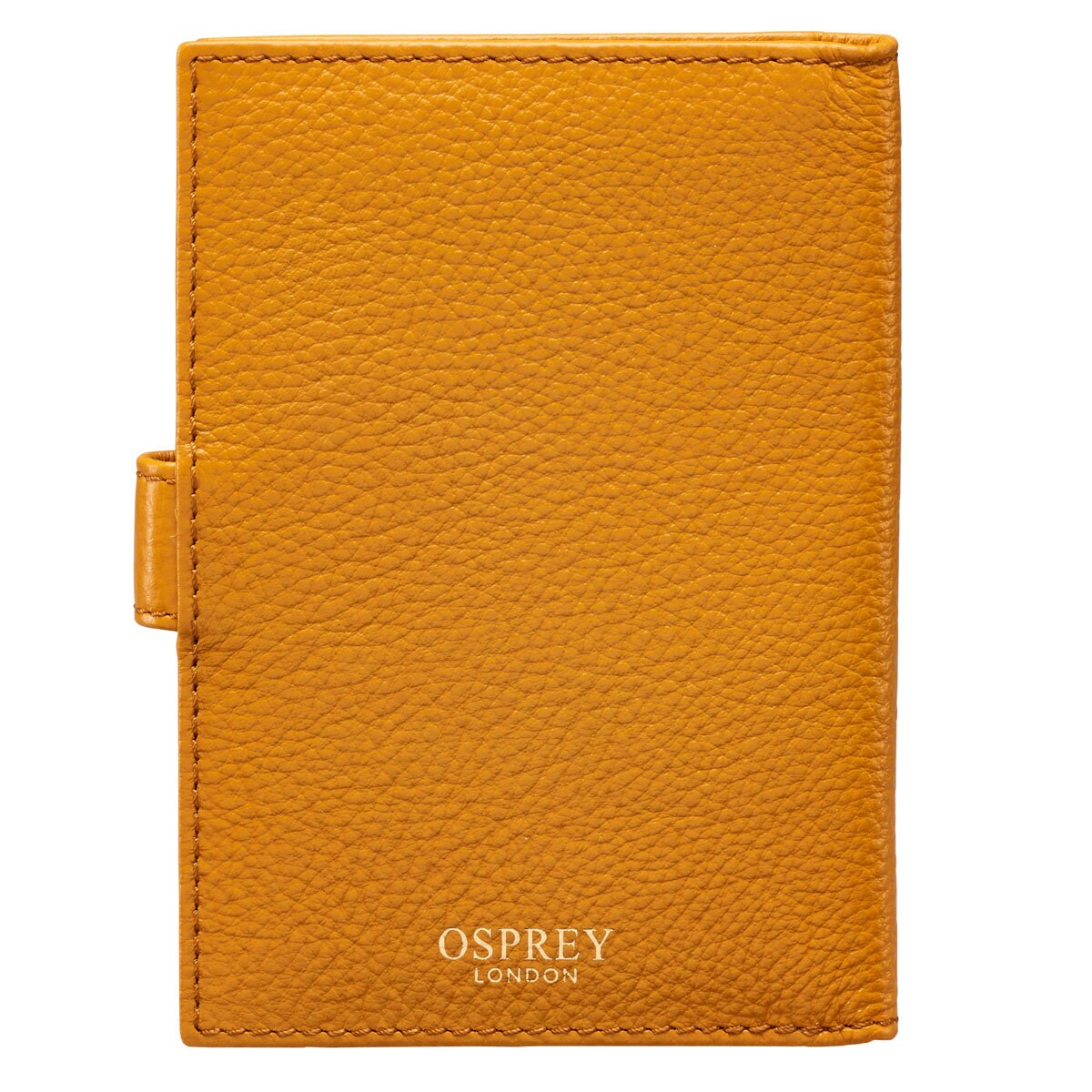 Osprey London Tilly Leather Passport Holder, Mustard