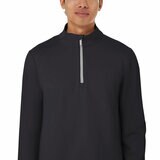 Kirkland Signature Men's 1/2 Zip Sweater in Black