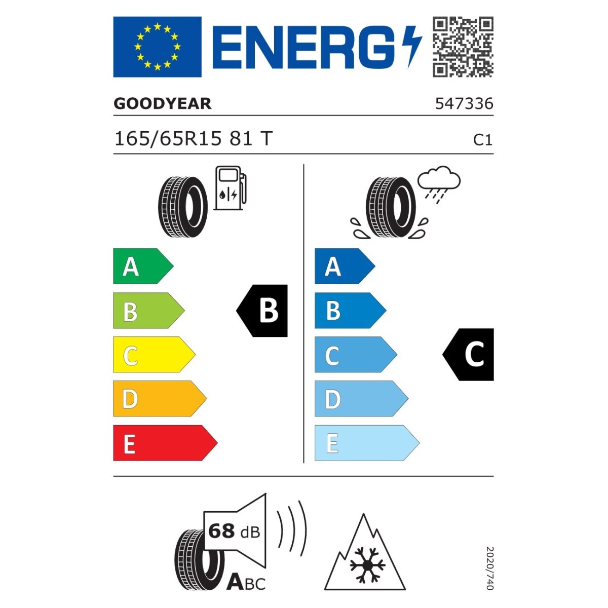 Goodyear 165/65 R15 T (81) VECTOR 4 SEASON G2 DOT