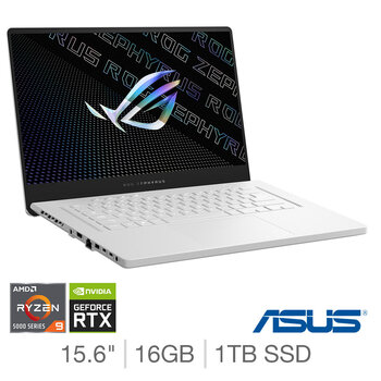 ASUS ROG Zephyrus G15, AMD Ryzen 9, 16GB RAM, 1TB SSD, NVIDIA GeForce RTX 3060, 15.6 Inch Gaming Laptop, GA503QM-HN170T