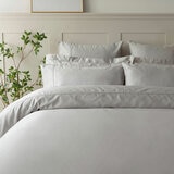 Belledorm 600 Thread Count Cotton Grey Duvet Cover Set in 3 Sizes