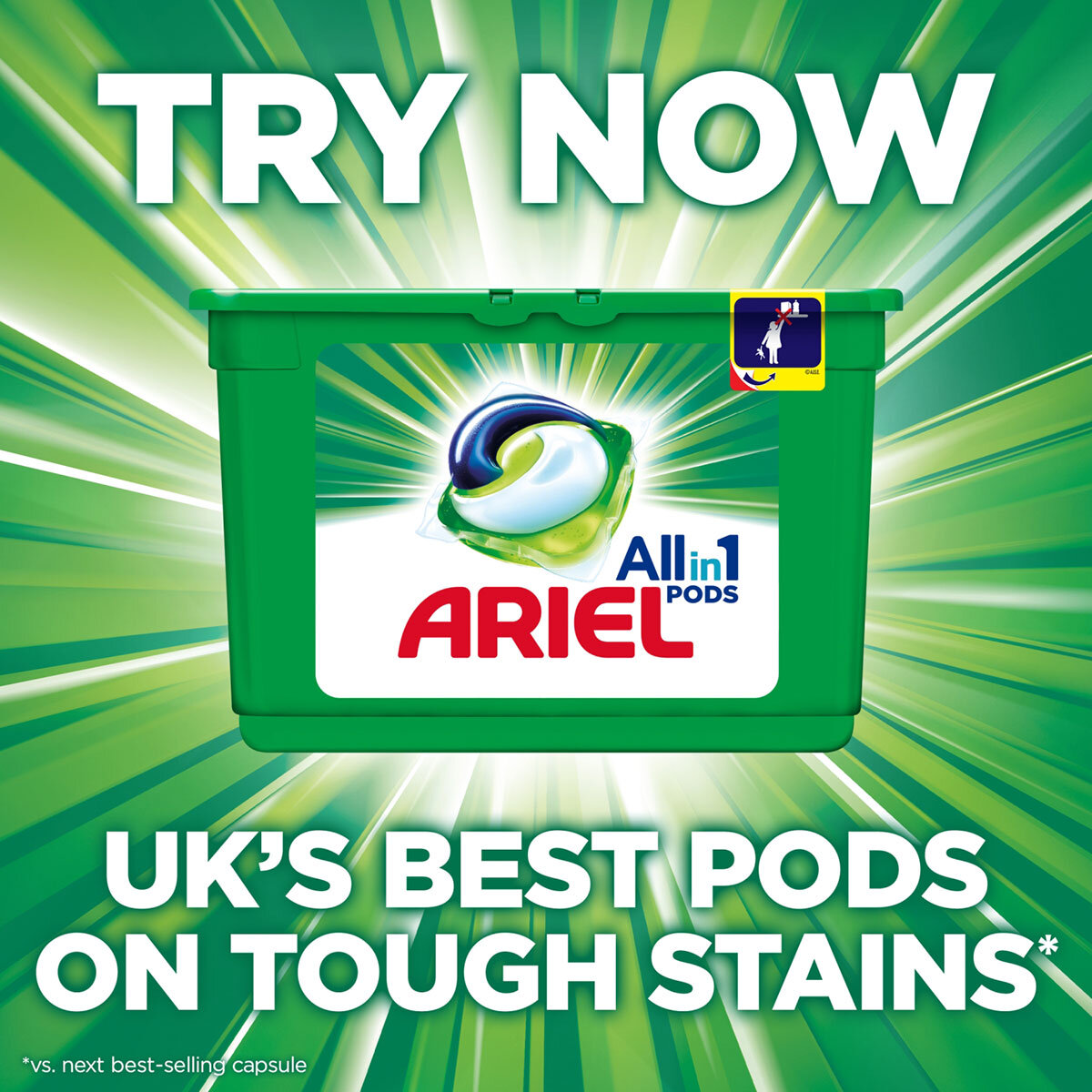 Ariel Original Pods Washing Capsules 140 Washes