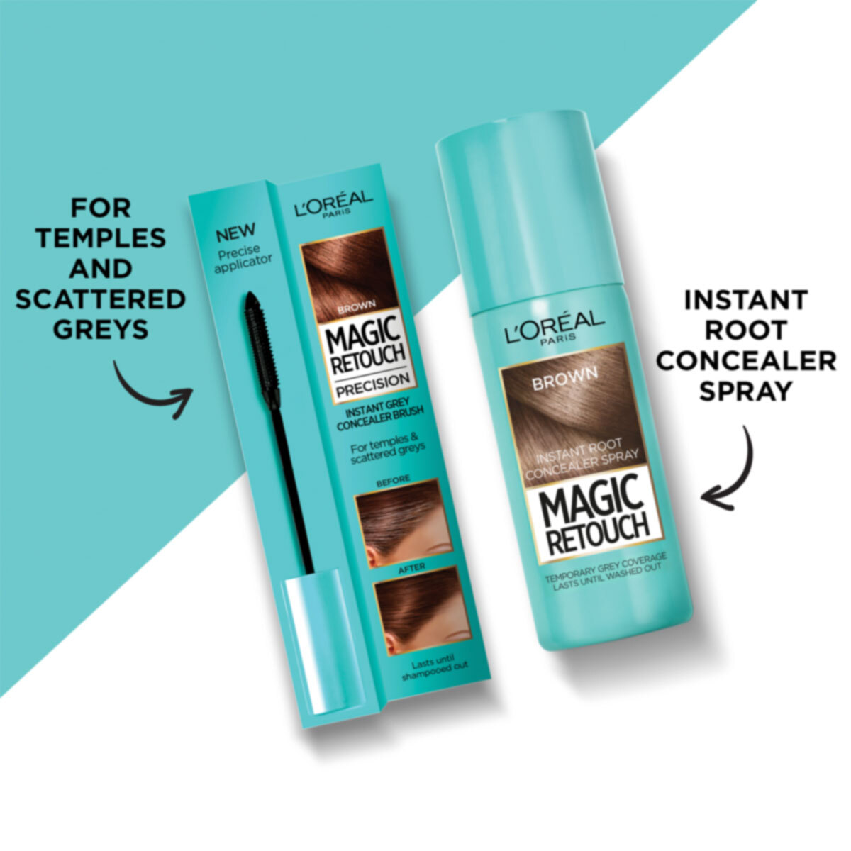 L'Oreal Magic Retouch Instant Root Concealer Spray, 3 x 75ml - Available in 3 Colours