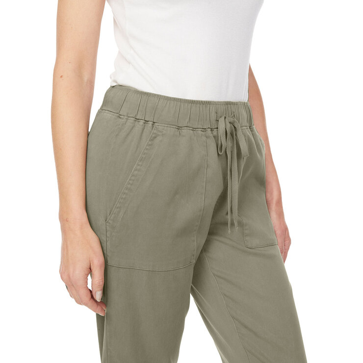 Buffalo Ladies Cargo Tencel Pant in Green