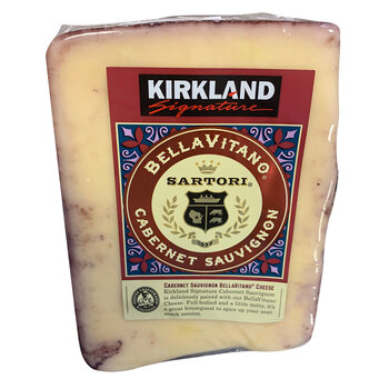 Kirkland Signature Cabernet Sauvignon Bellavitano Cheese, 454g