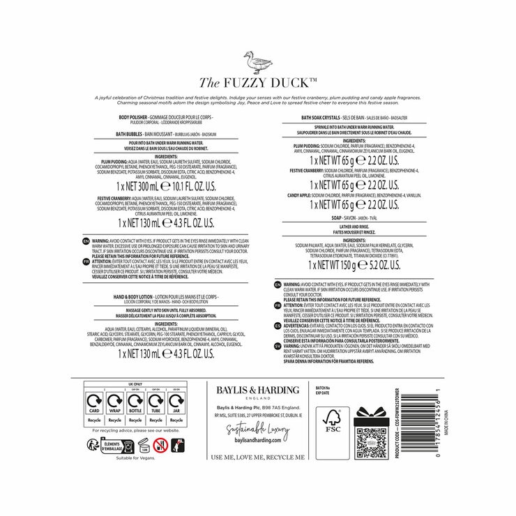 Baylis & Harding The Fuzzy Duck Beauty Gift Set